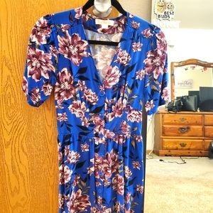 Bundlr only, Royal blue floral dress